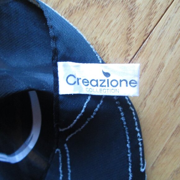 Women's Black Square Scarf approximately 40" x 40" - Picture 3 of 3